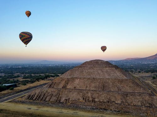 The Pyramid of the Sun in Mexico