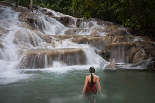 Jamaica's world famous Dunns River Falls