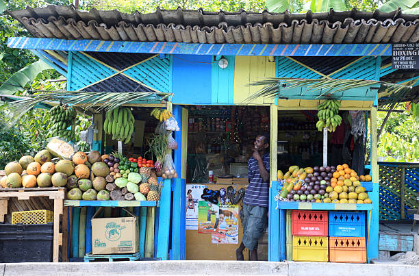 Local Fruit Stand in Ocho Rios, Jamaica